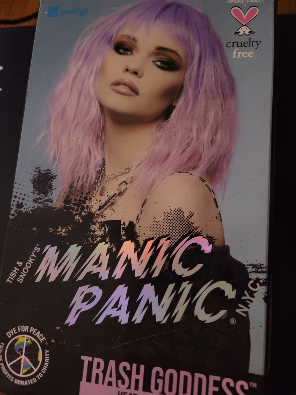 Manic Panic Trash Goddess Pastel Lavender Wig